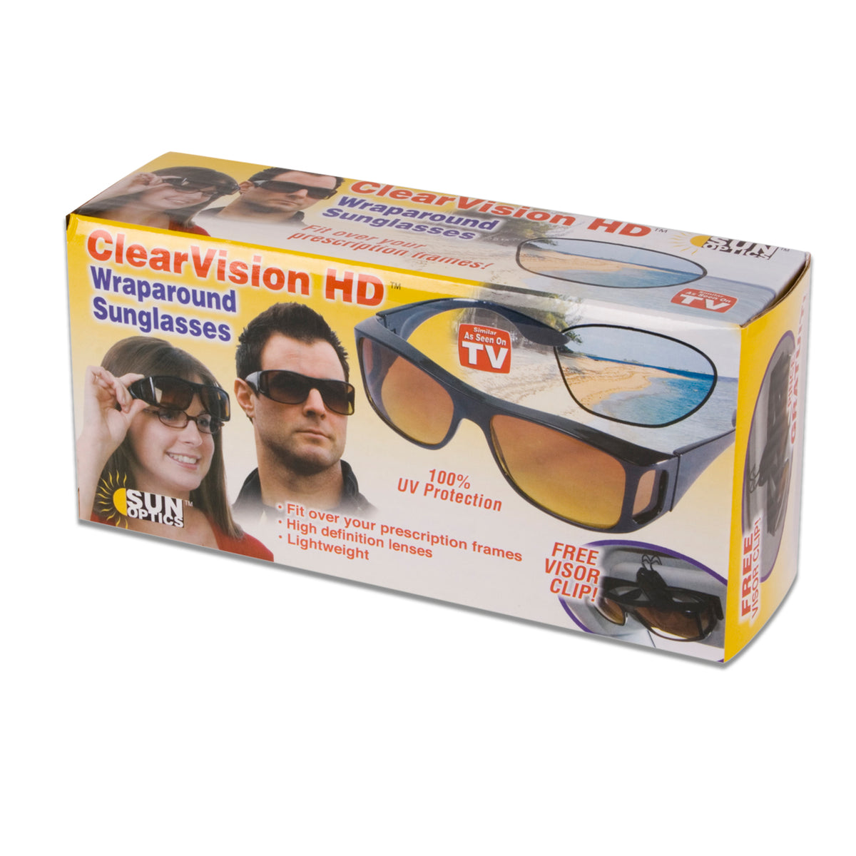 ClearVision HD Wraparound Sunglasses