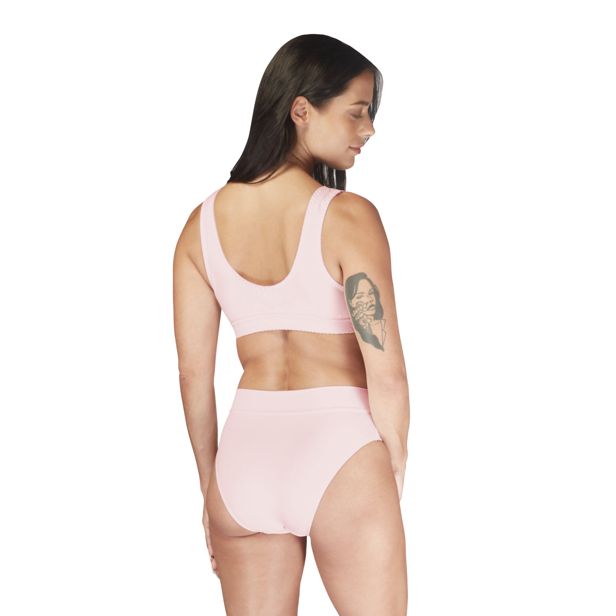 Carole Martin Full Freedom Cotton Front Closure Comfort Bra - Pink