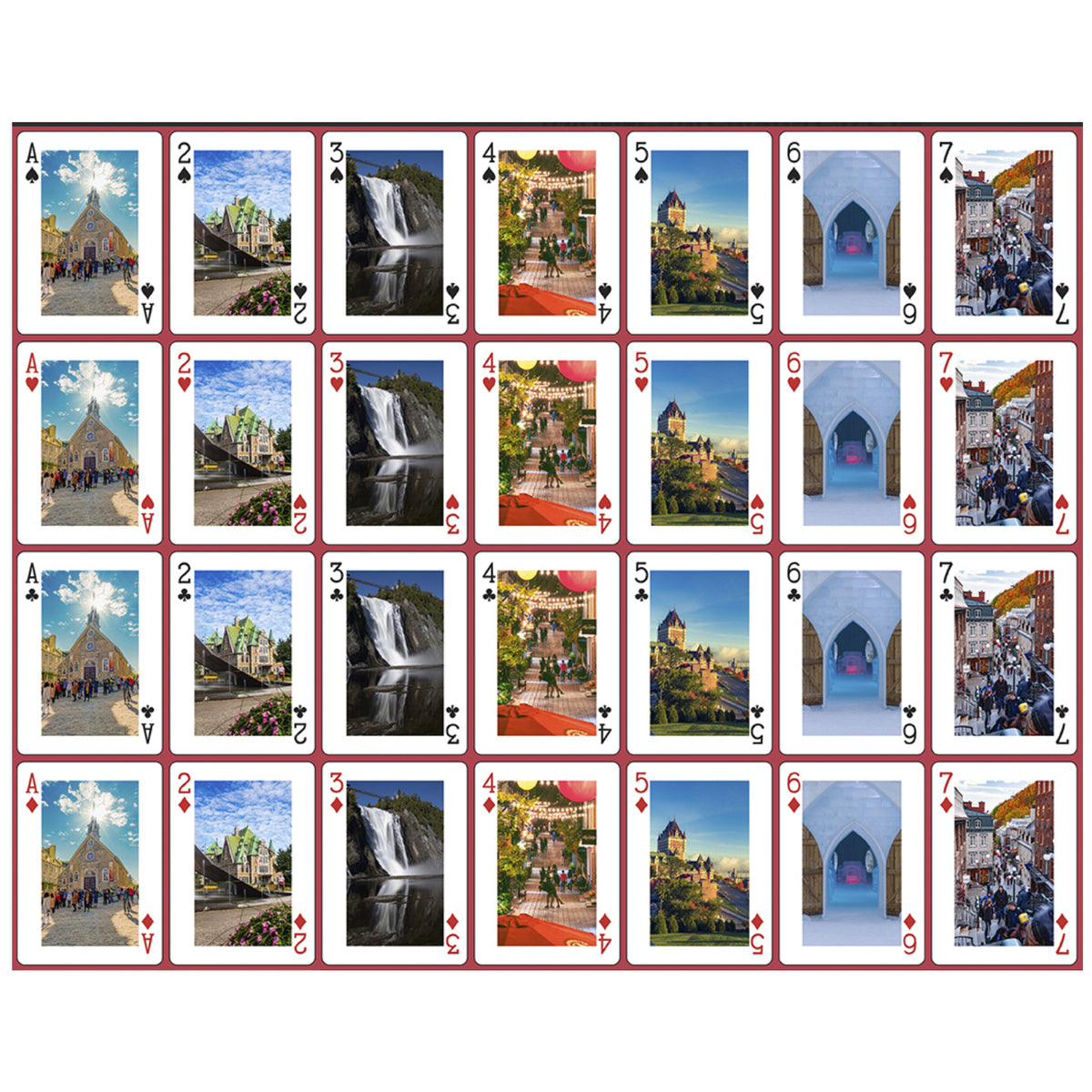 Quebec City Playing Cards