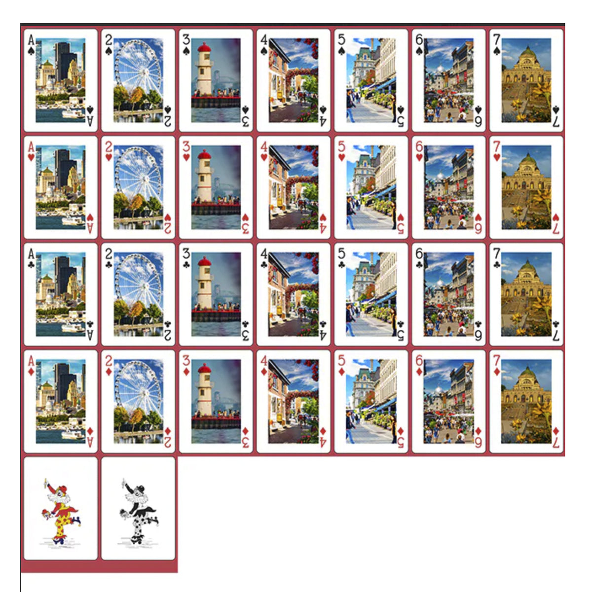 Montreal Poker Playing Cards