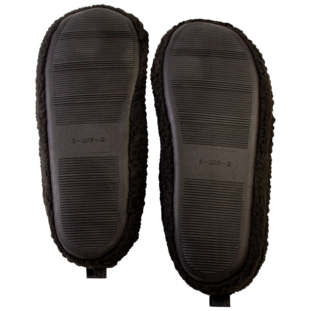 Sherpa Scuff Slip-on Slippers Bench Brand Padded Non-skid Rubber Sole