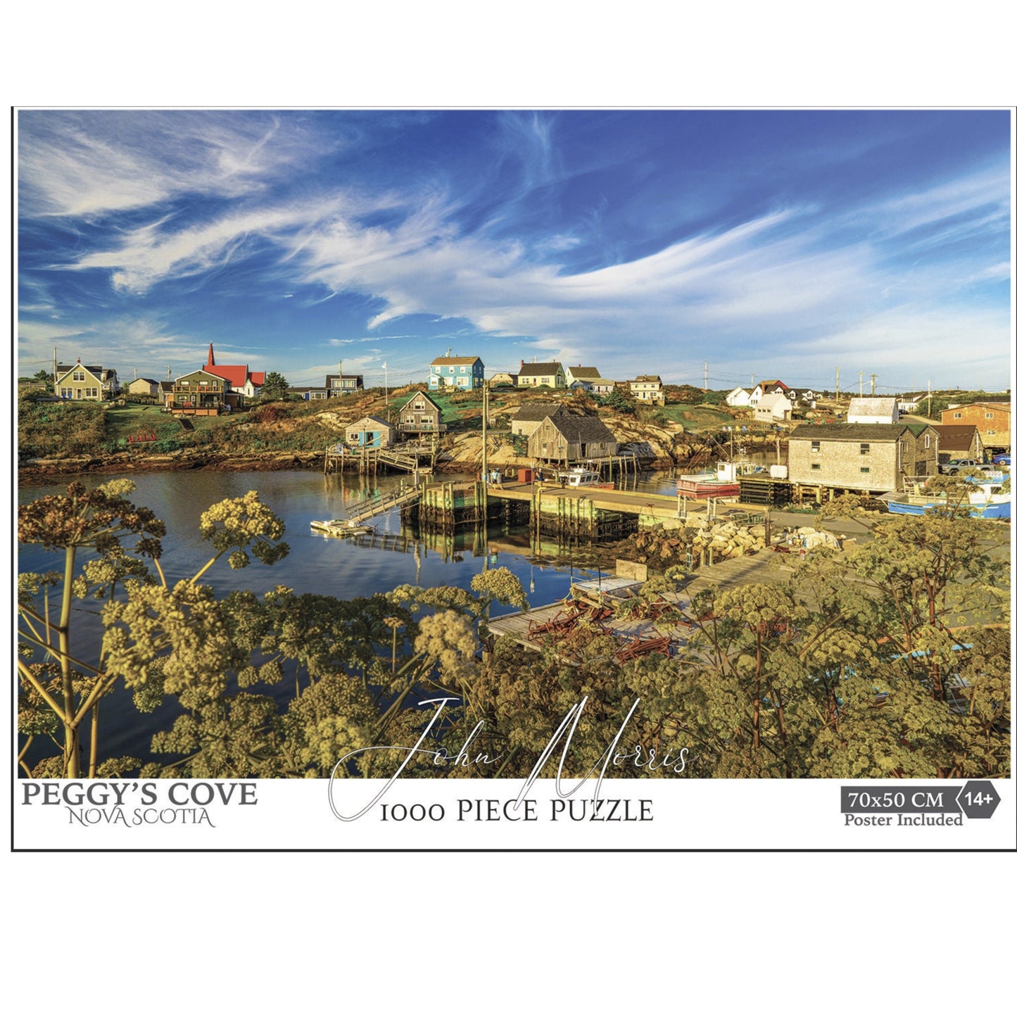Peggy’s Cove Nova Scotia 1000-Piece Jigsaw Puzzle