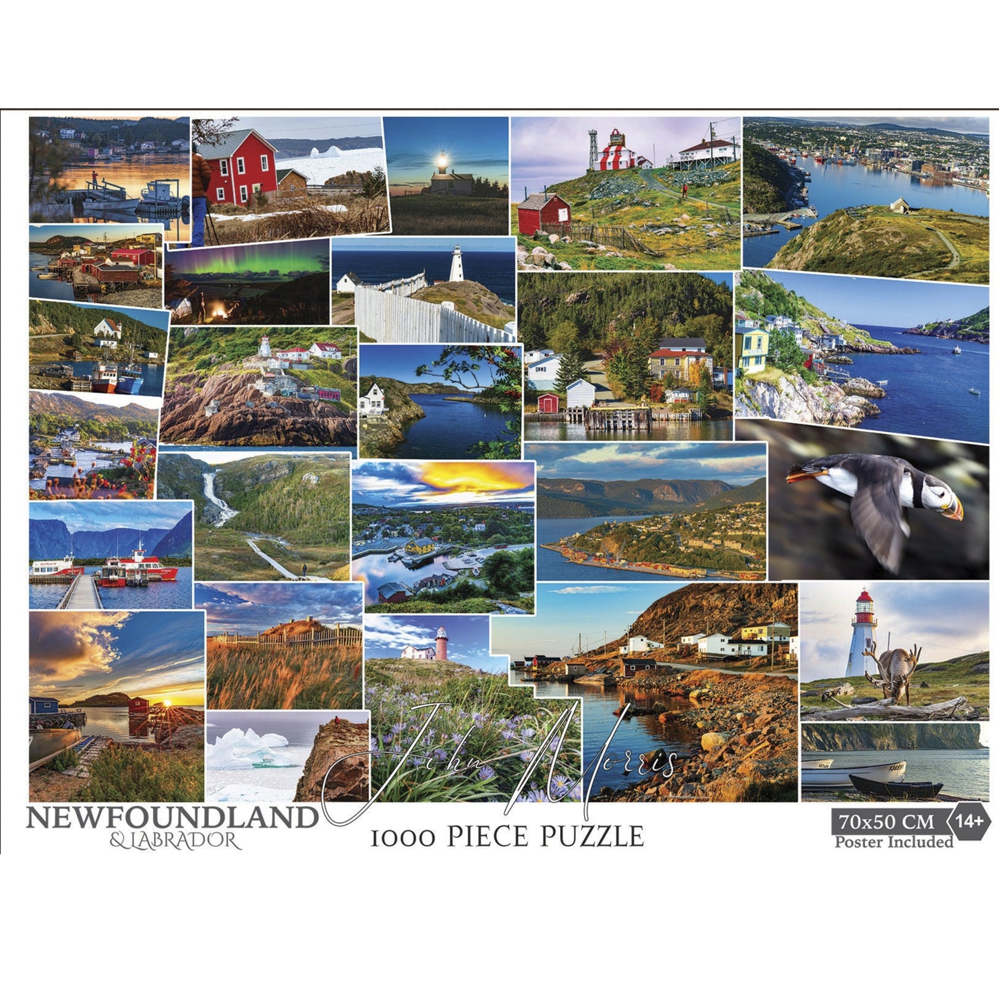 Newfoundland & Labrador Collage 1000-Piece Jigsaw Puzzle