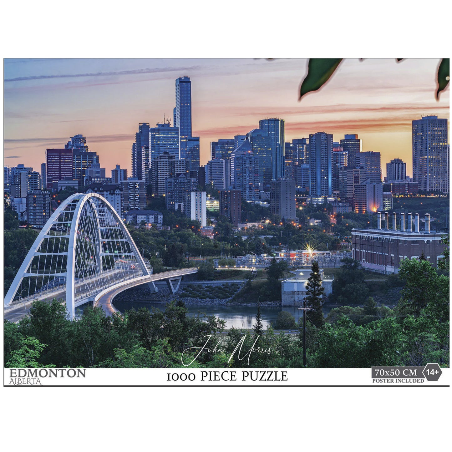 Edmonton Alberta 1000-Piece Jigsaw Puzzle | Walterdale Bridge