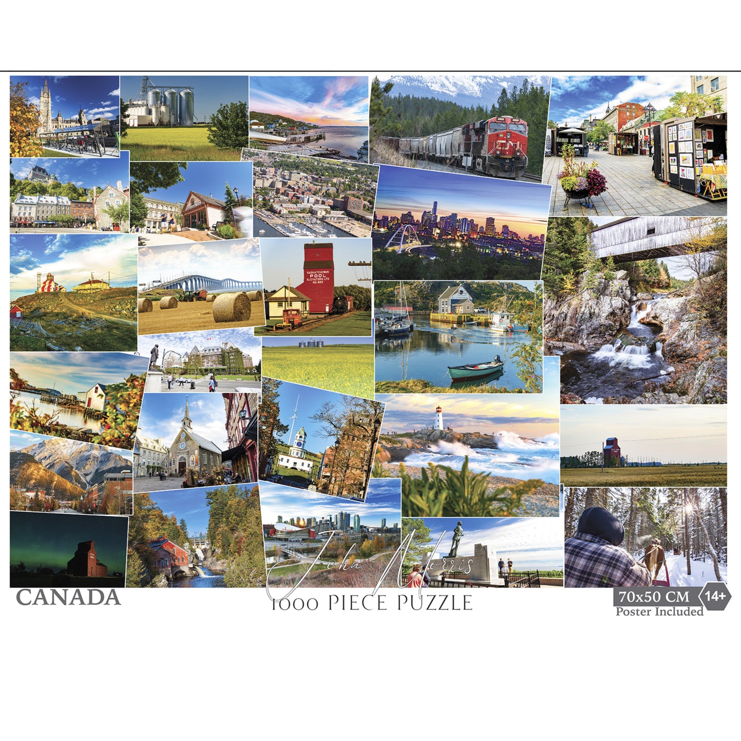 Canada Collage 1000-Piece Jigsaw Puzzle
