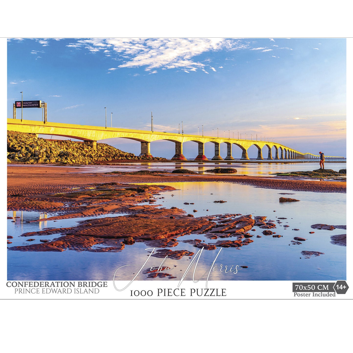Confederation Bridge PEI 1000-Piece Jigsaw Puzzle