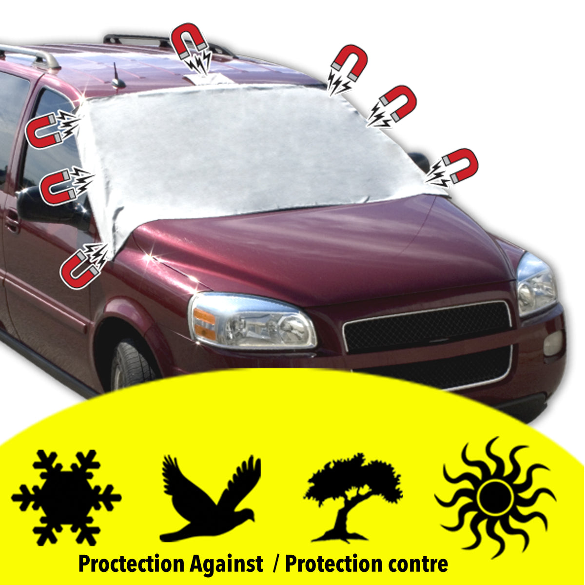 Magna Shield - Magnetic All Season Windshield Wrap Car and SUV