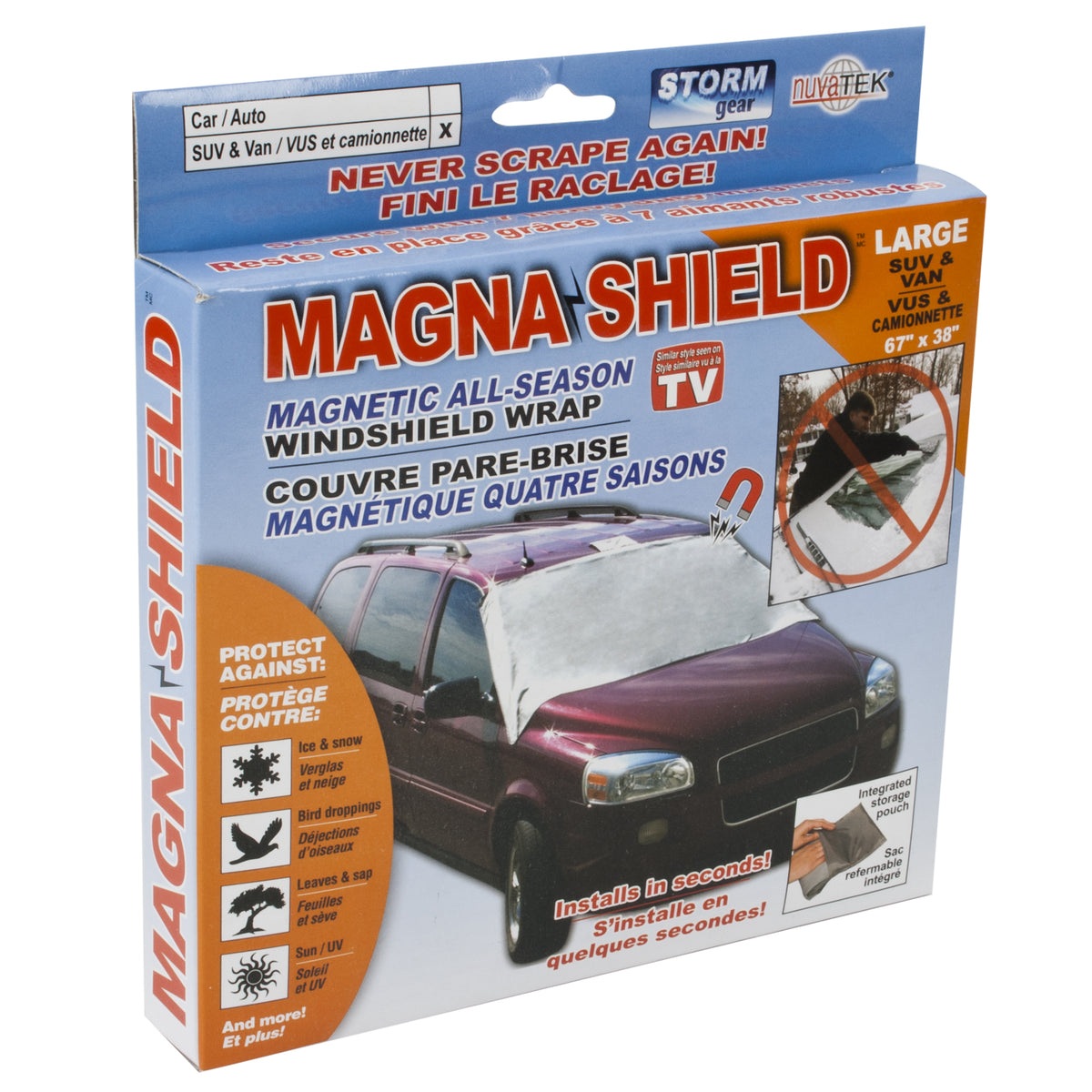 Magna Shield - Magnetic All Season Windshield Wrap Car and SUV