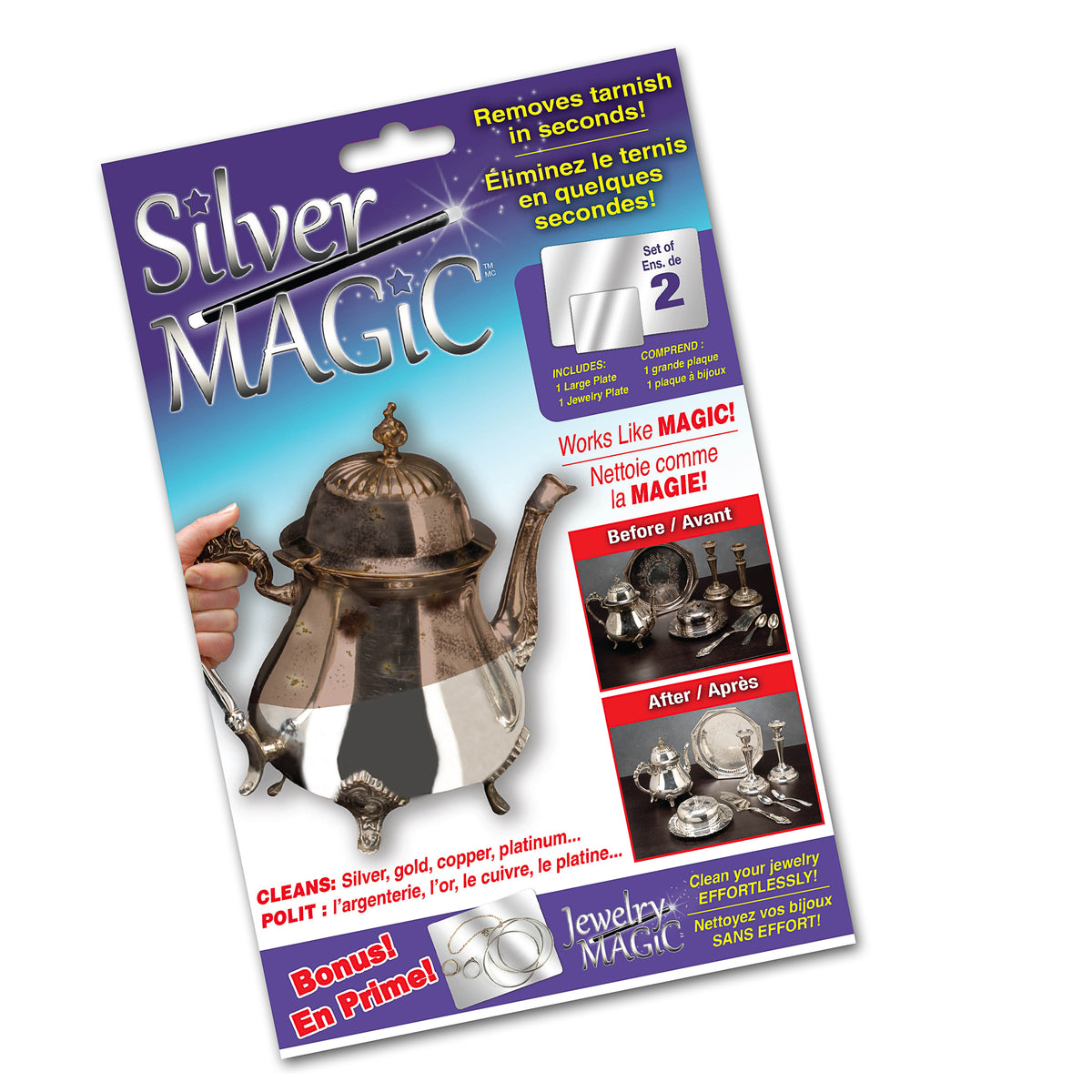 Silver Cleaning Plate - The Original Silver Magic Style N62064