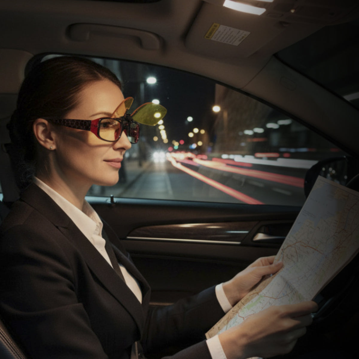 Sun Optics Night Driving Glasses - Clip-On