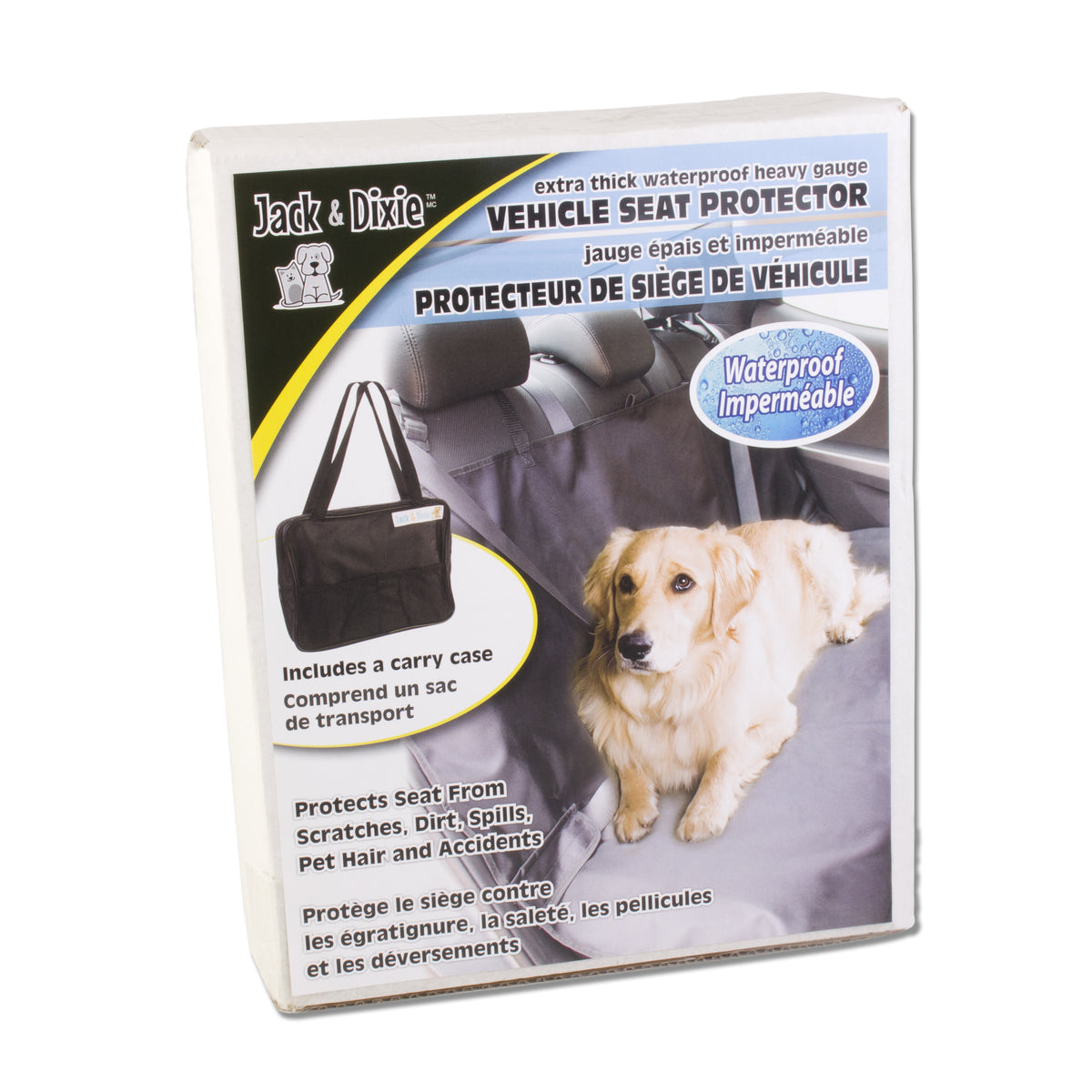 Jack & Dixie Premium Waterproof Vehicle Pet Seat Cover