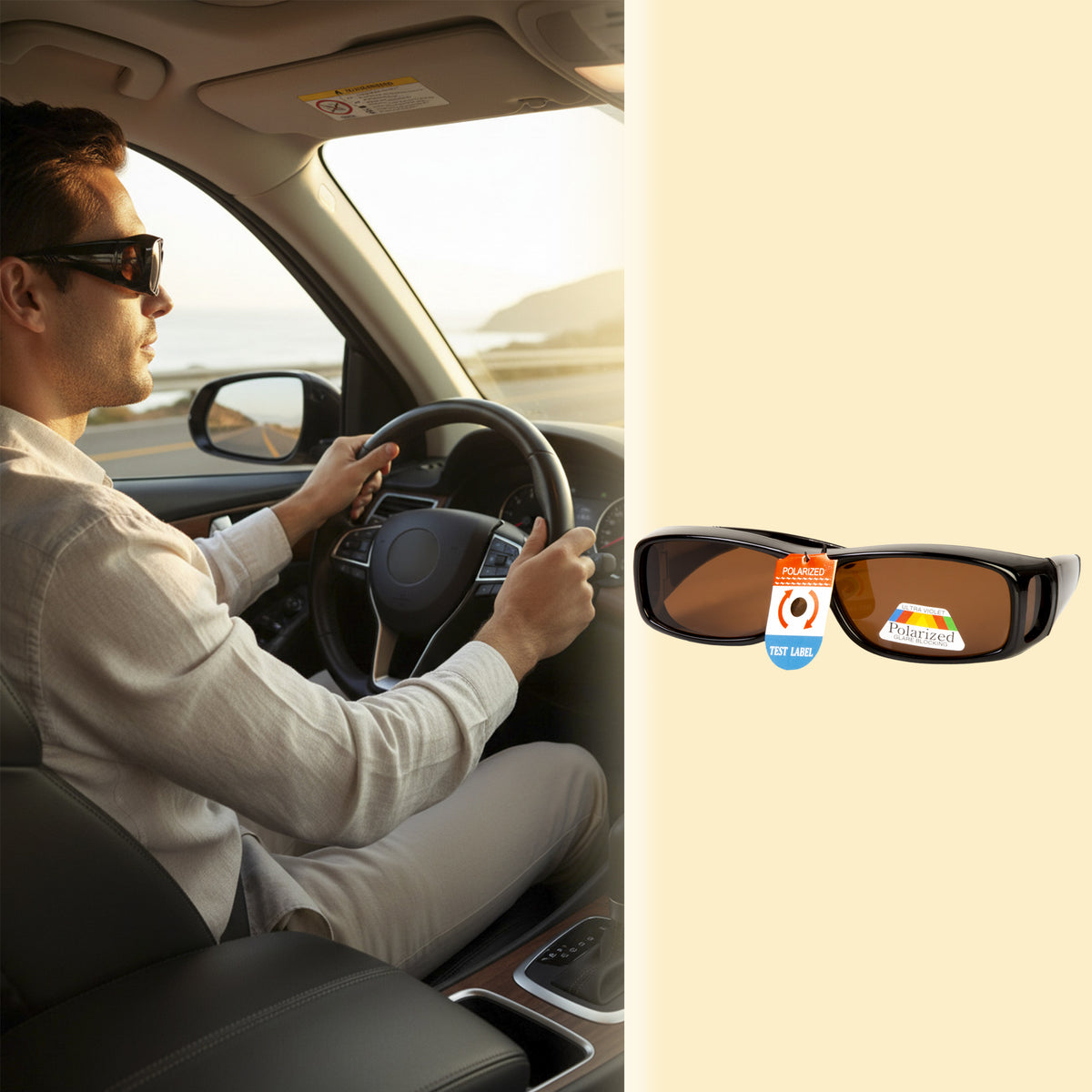 ClearVision HD Polarized Fit-Over Sunglasses Style N62139