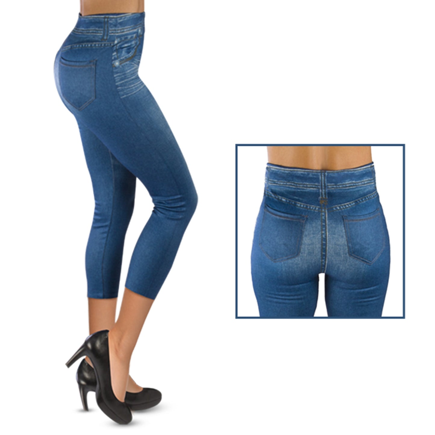 Comfy - Slim Jeggings Capri Style