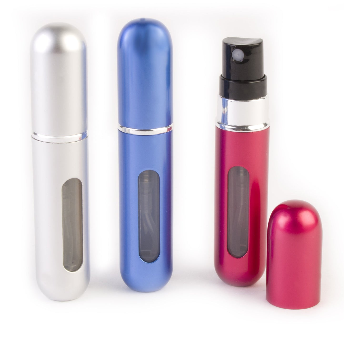 Pocket Perfume Atomizer Spray Bottles Set of 3