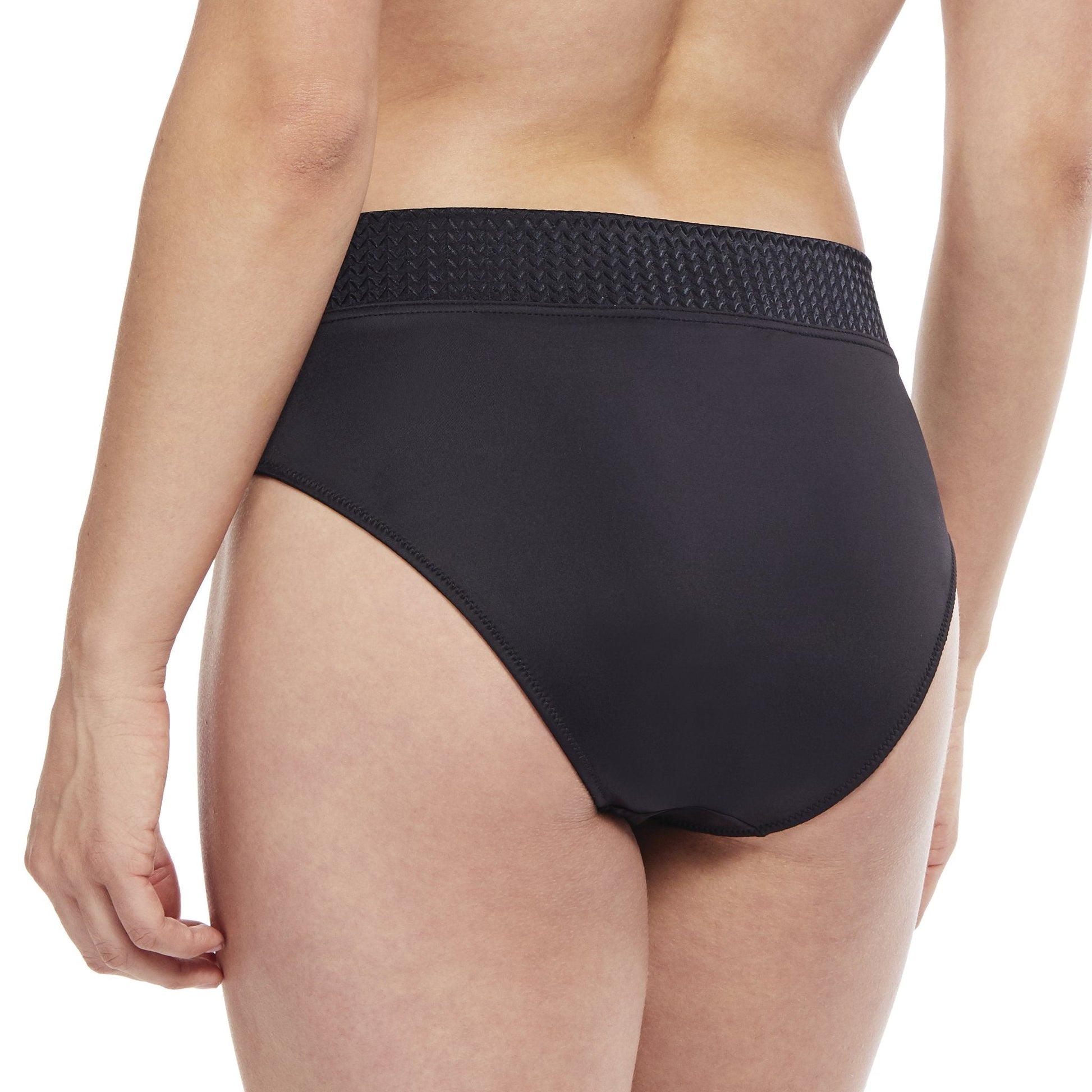 Carole Martin Comfort Brief Wide Waist Band - Black