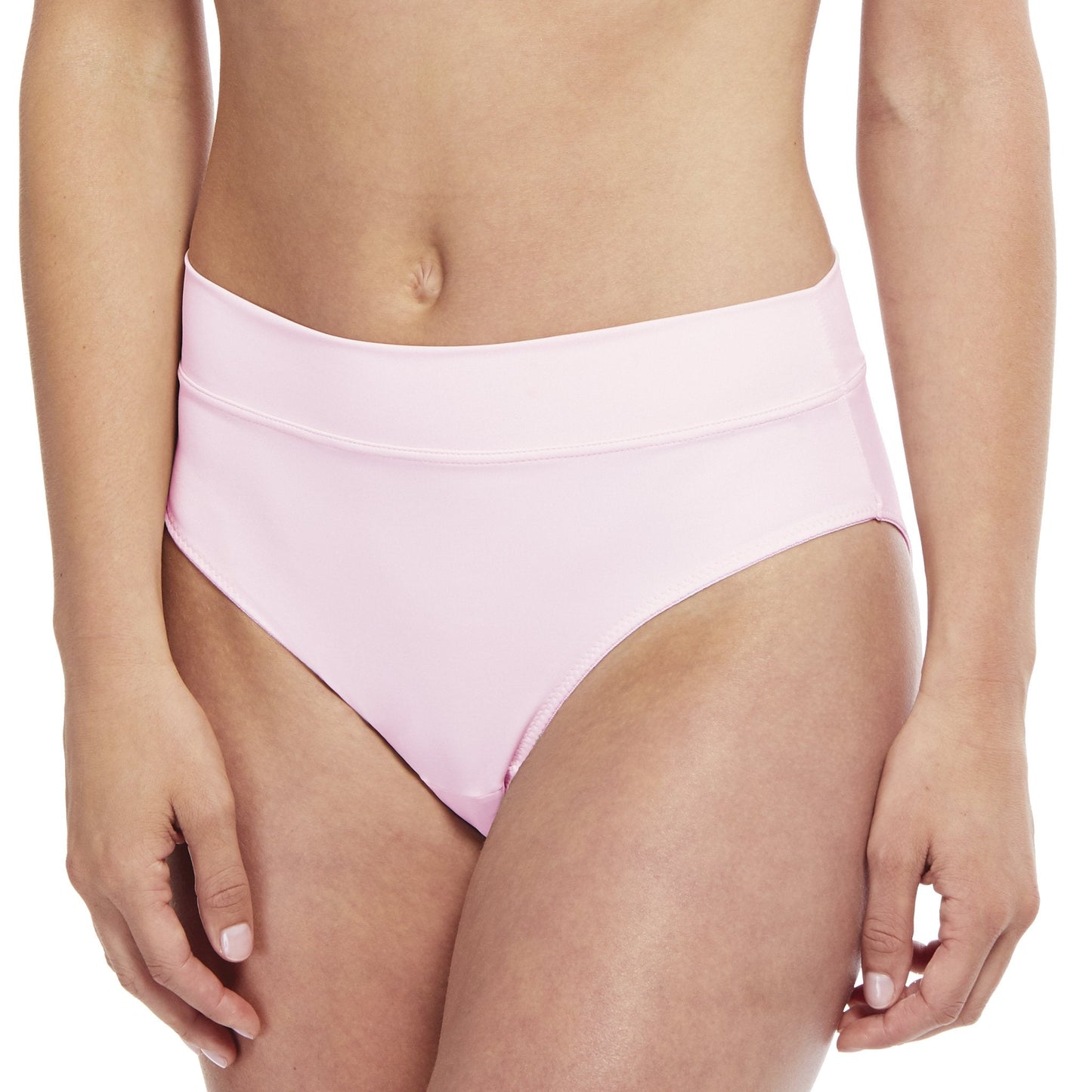 Carole Martin Comfort Brief Wide Band Microfiber - pink