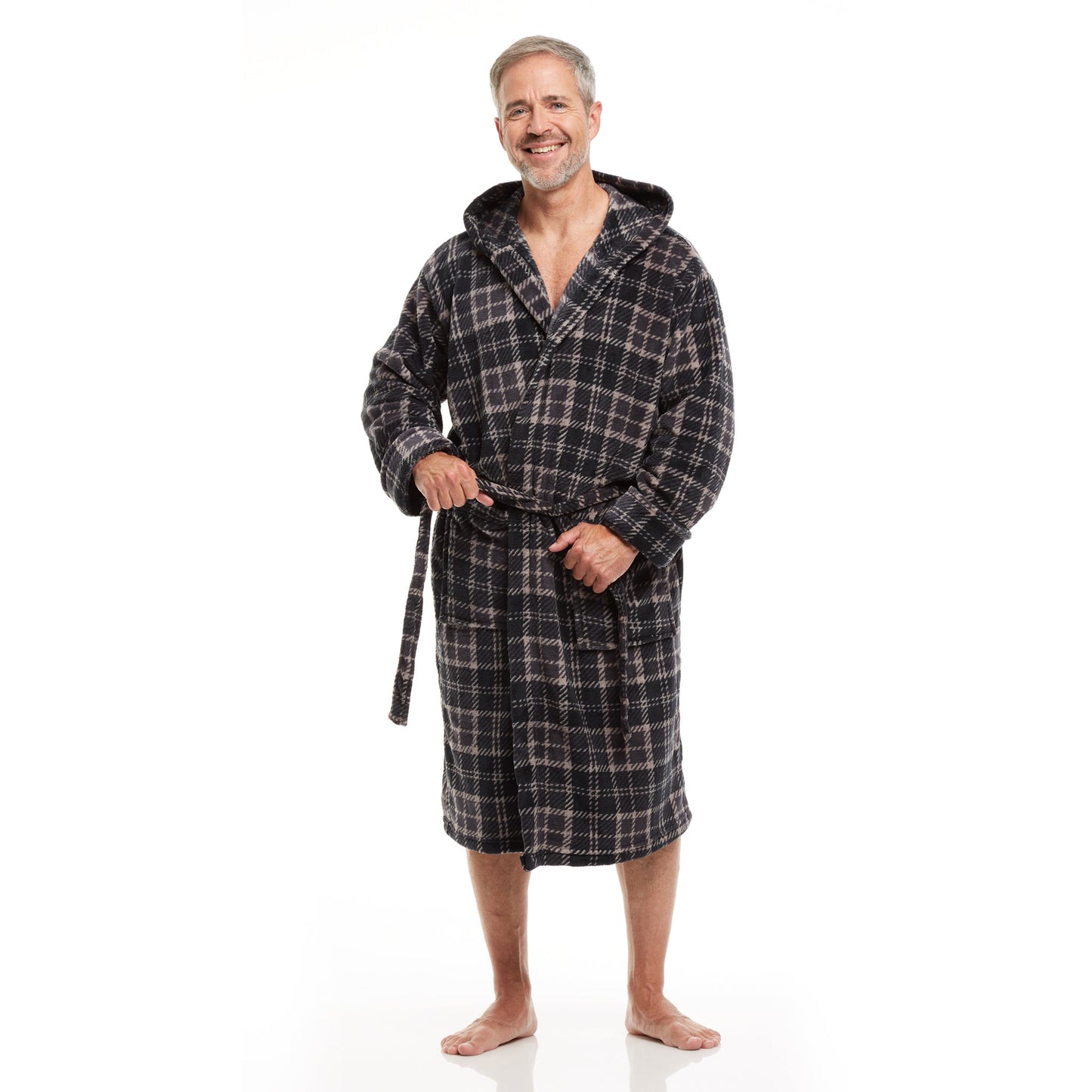 Men's Full Lenght Large Hooded Full Bath Robe