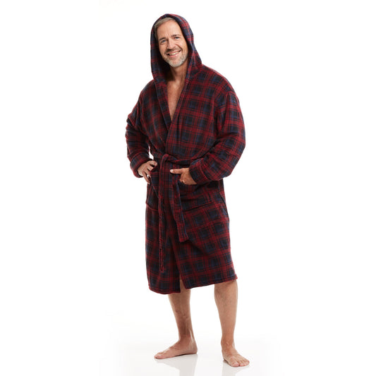 Men's Full Lenght Large Hooded Full Bath Robe