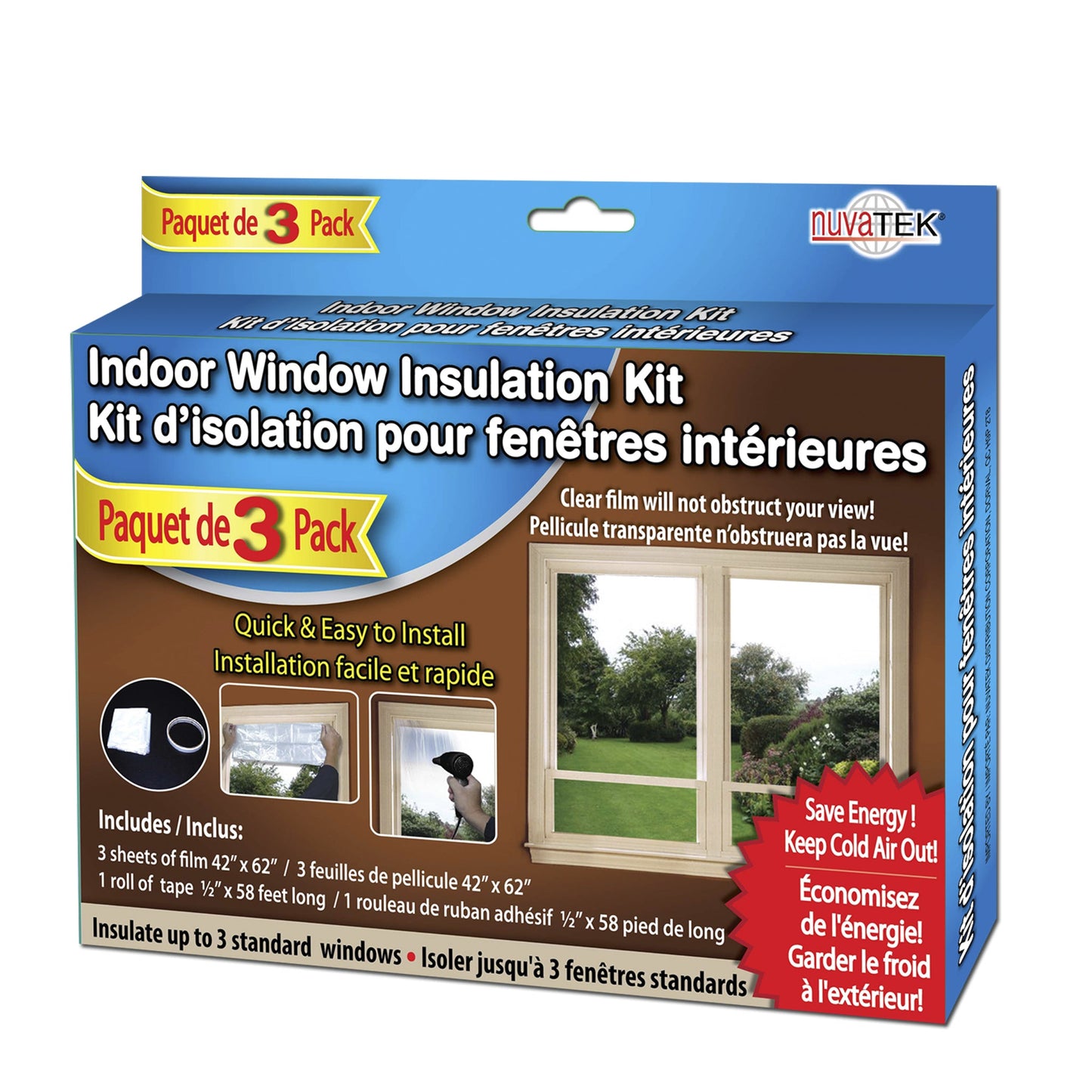 Indoor Window Insulation Kit