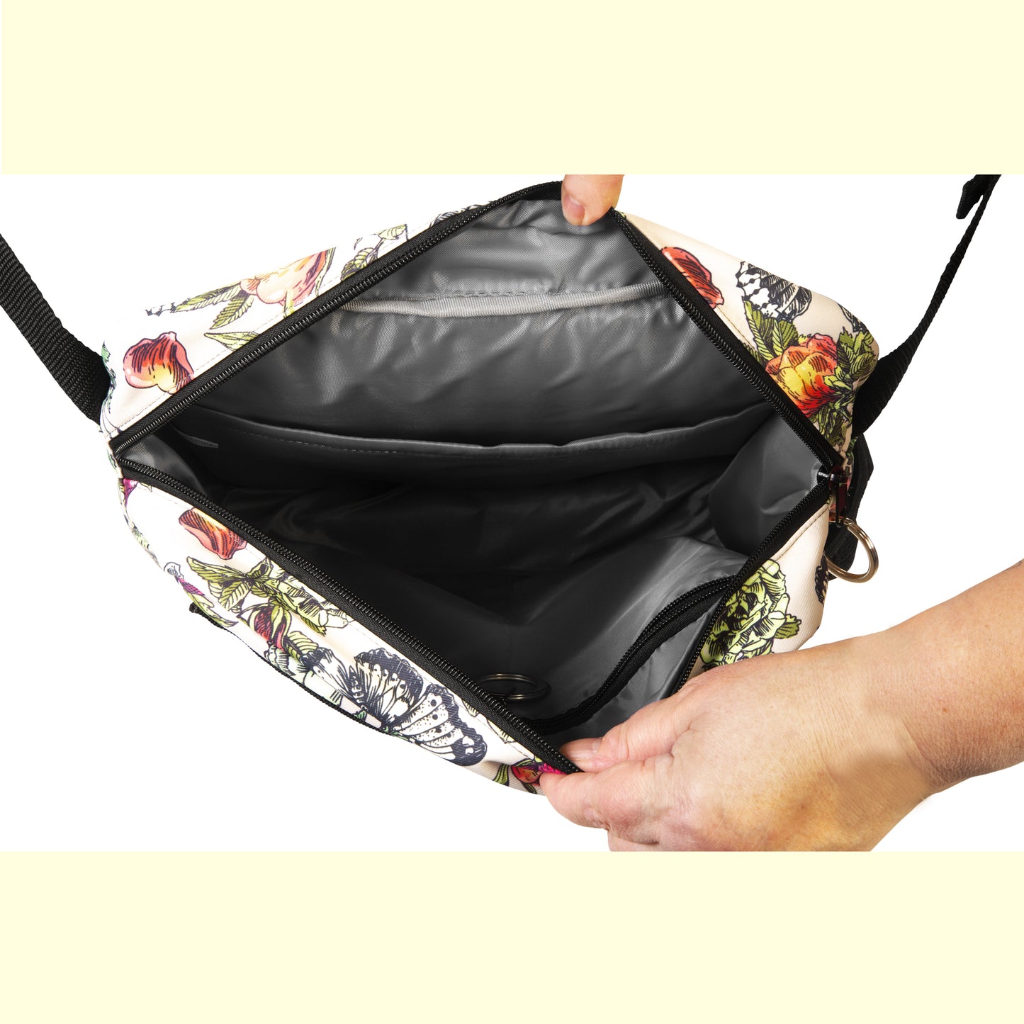 Mobility Aid Bag 5-Pockets Organizer Butterfly