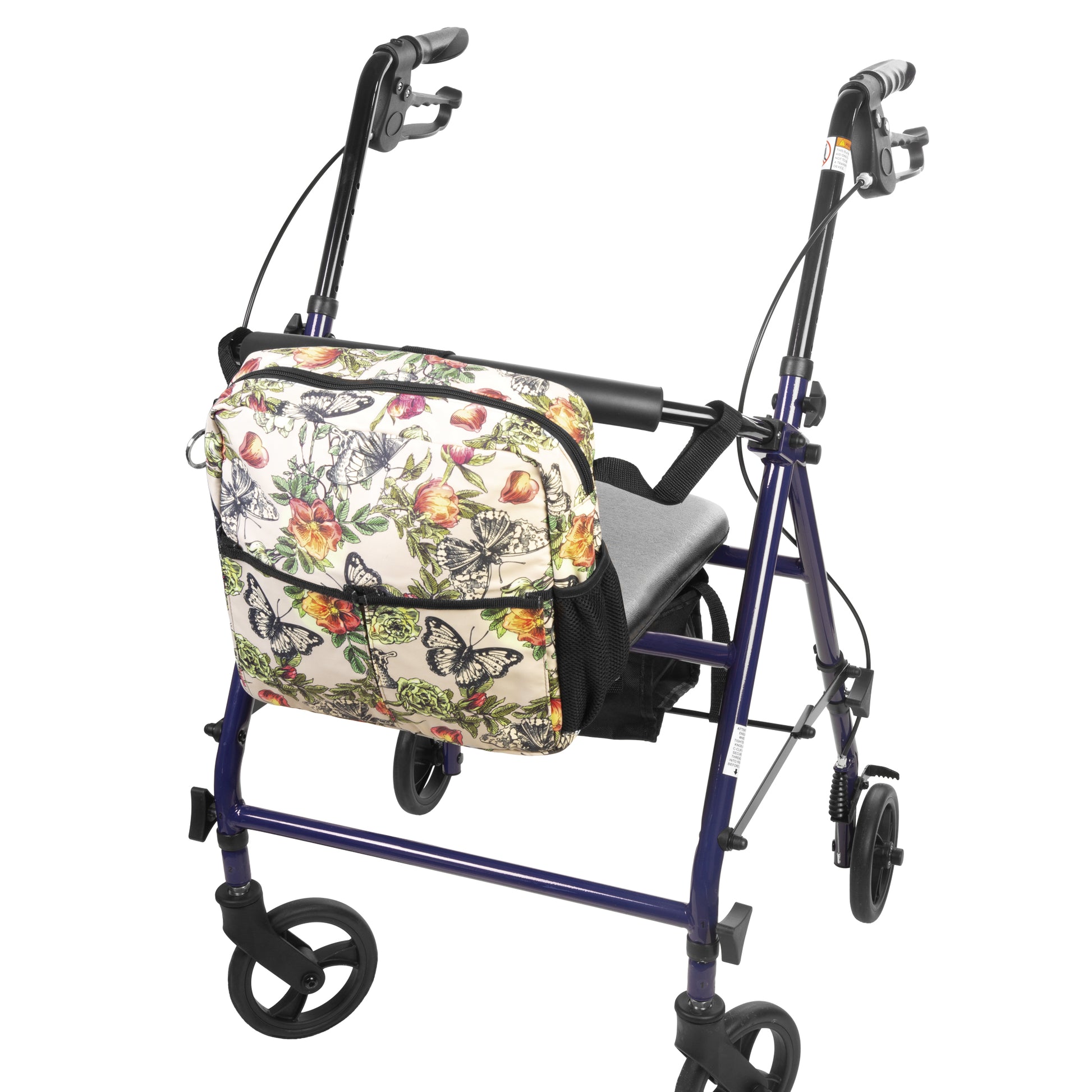 Mobility Aid Bag 5-Pockets Organizer Butterfly