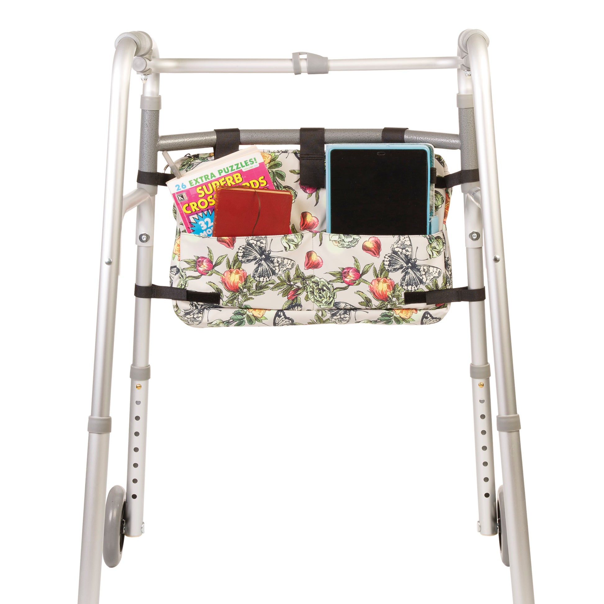 Mobility Aid Bag Carry-All Organizer - Nuvatek Medical Active Living Black