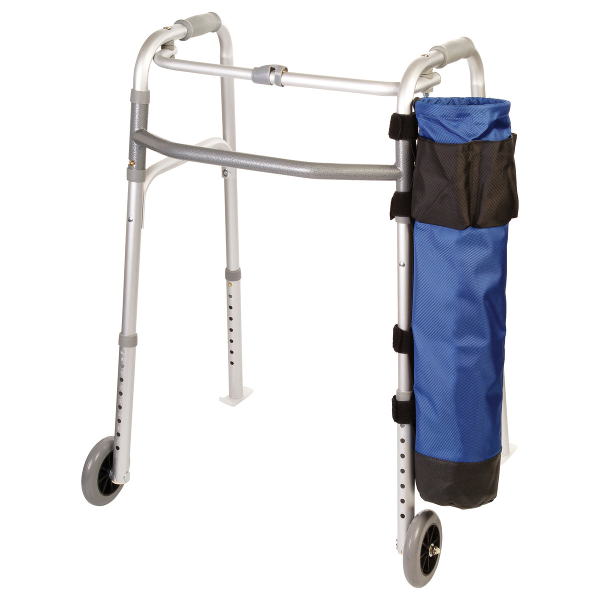 Mobility Aid Multi-Pocket Tool Caddie with Four Exterior Pockets and Velcro Attachments