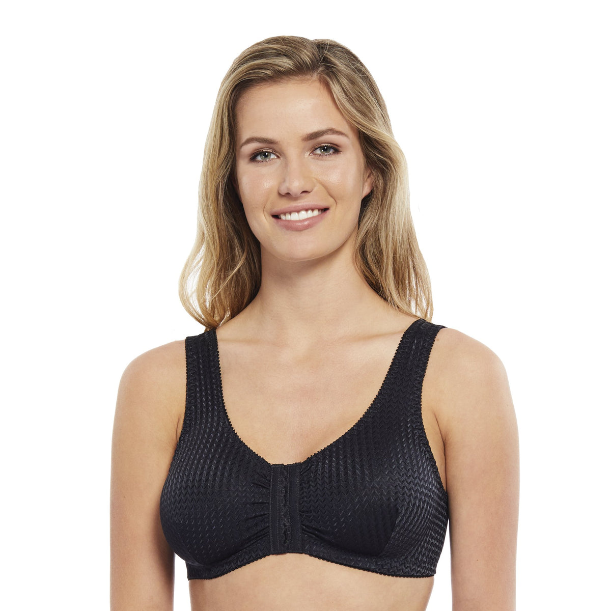 Carole Martin Comfort Wear Full Freedom Comfort Bra - Black
