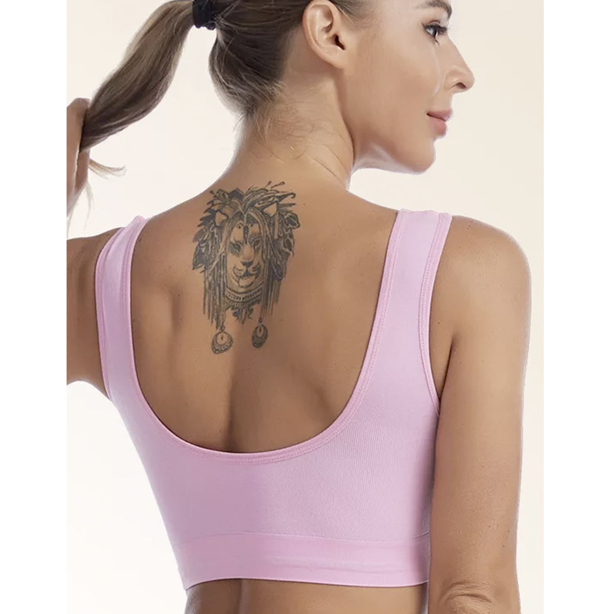 Slip-On Wireless Seamless Padded Bralette Comfort Bra