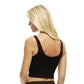 Crop Top with Integrated Sports Bra with Removable Pads  