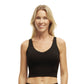 Crop Top with Integrated Sports Bra with Removable Pads  