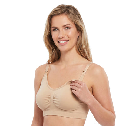 Wire-Free Padded Nursing Bra | Maternity by Carole Martin