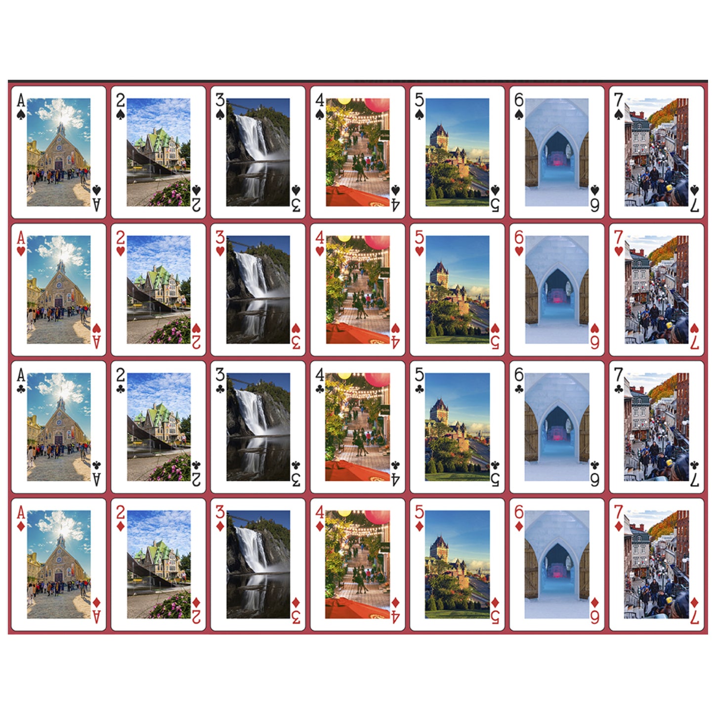 Quebec City Playing Cards