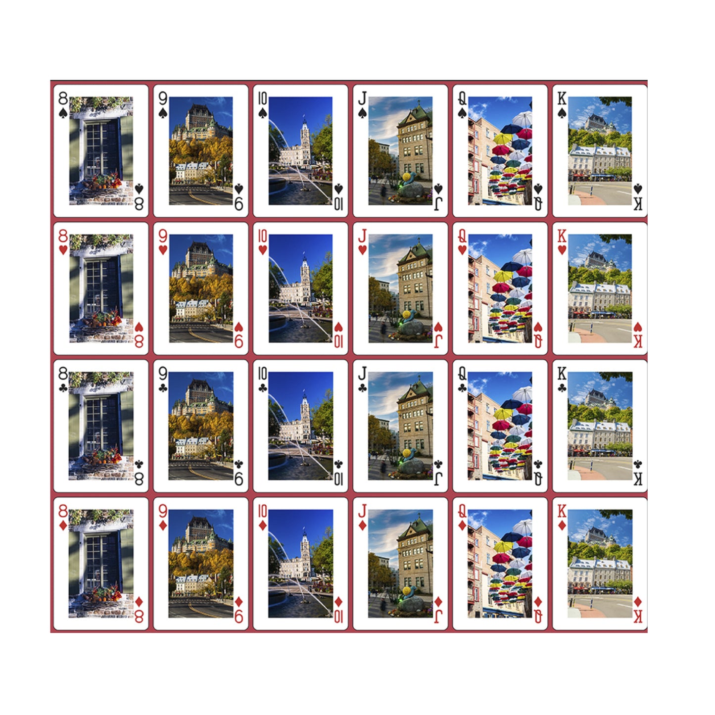 Quebec City Playing Cards