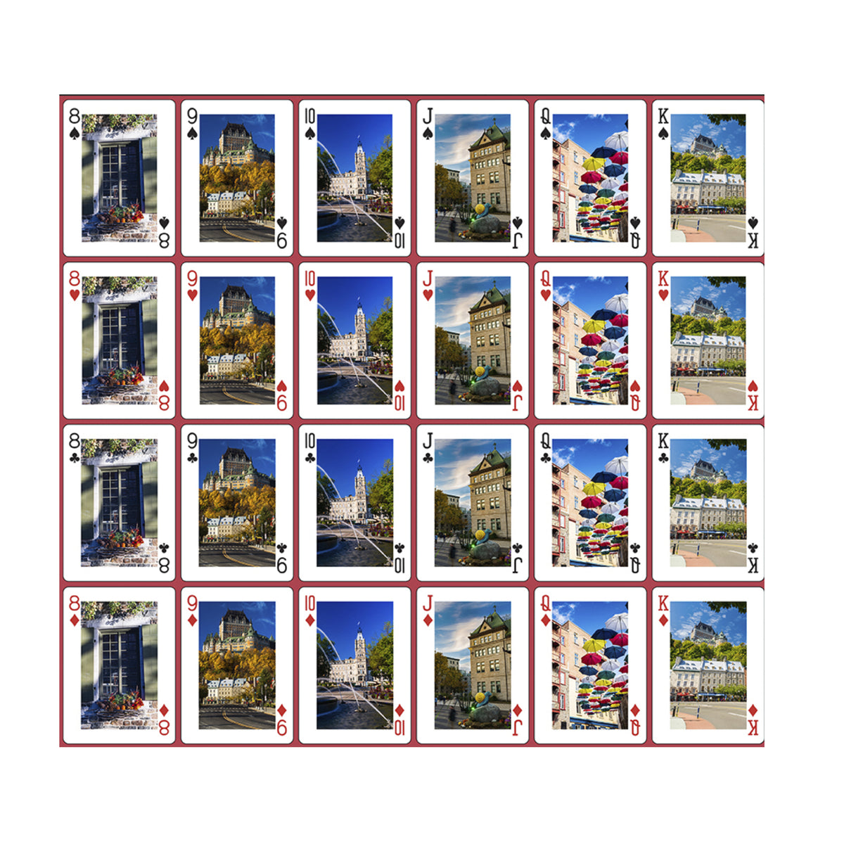 Quebec City Playing Cards