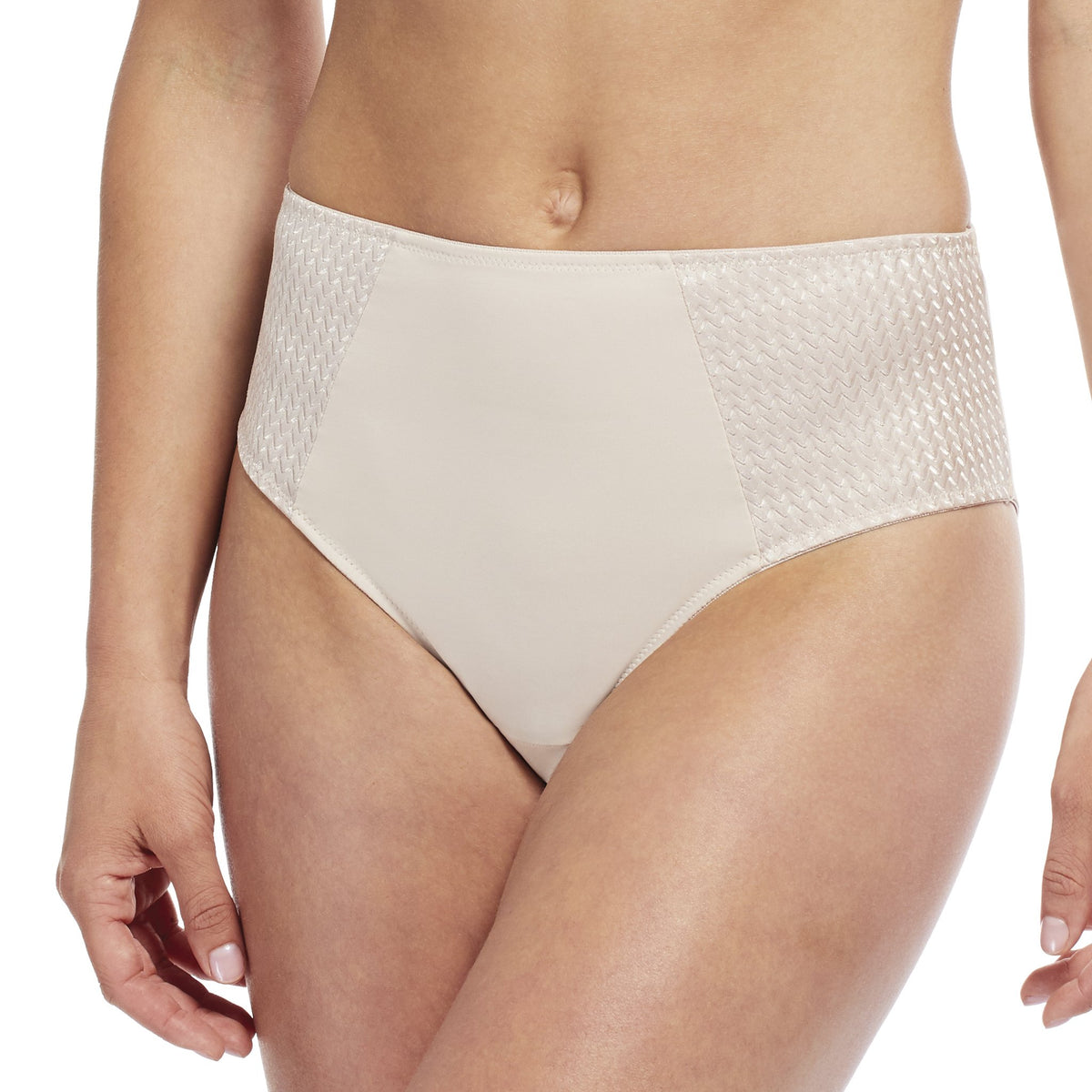 Carole Martin 8002 Hipster Style High-Cut Comfort Brief - Beige