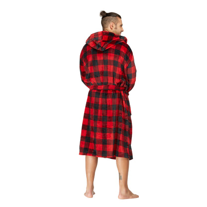 Men's Full Lenght Large Hooded Full Bath Robe