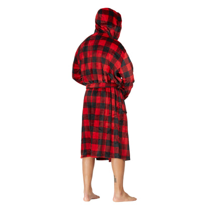 Men's Full Lenght Large Hooded Full Bath Robe