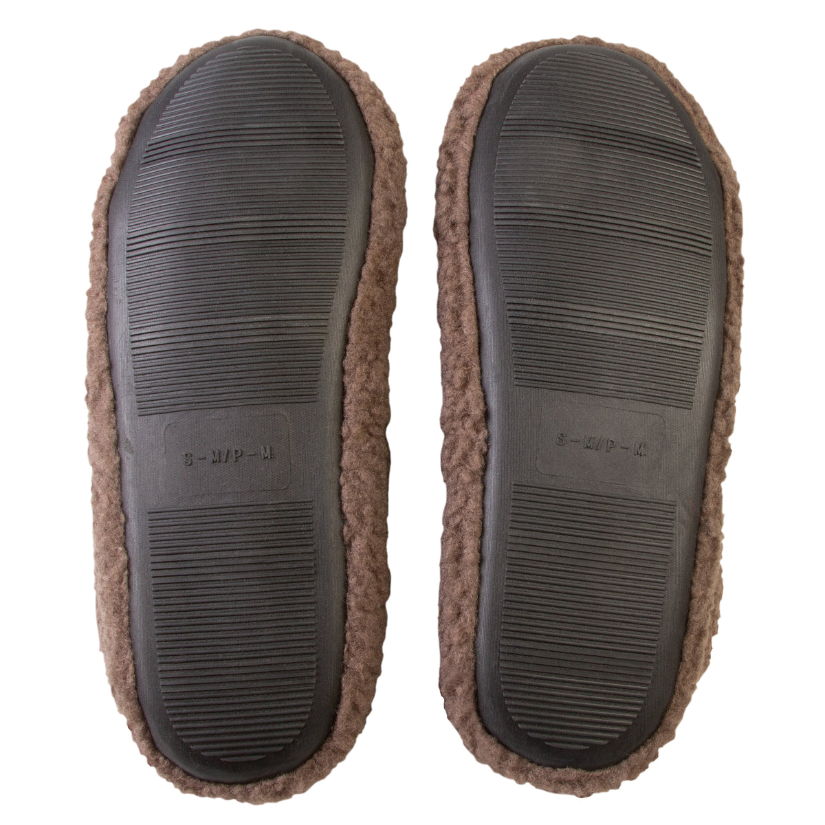 Sherpa Scuff Slip-on Slippers Bench Brand Padded Non-skid Rubber Sole