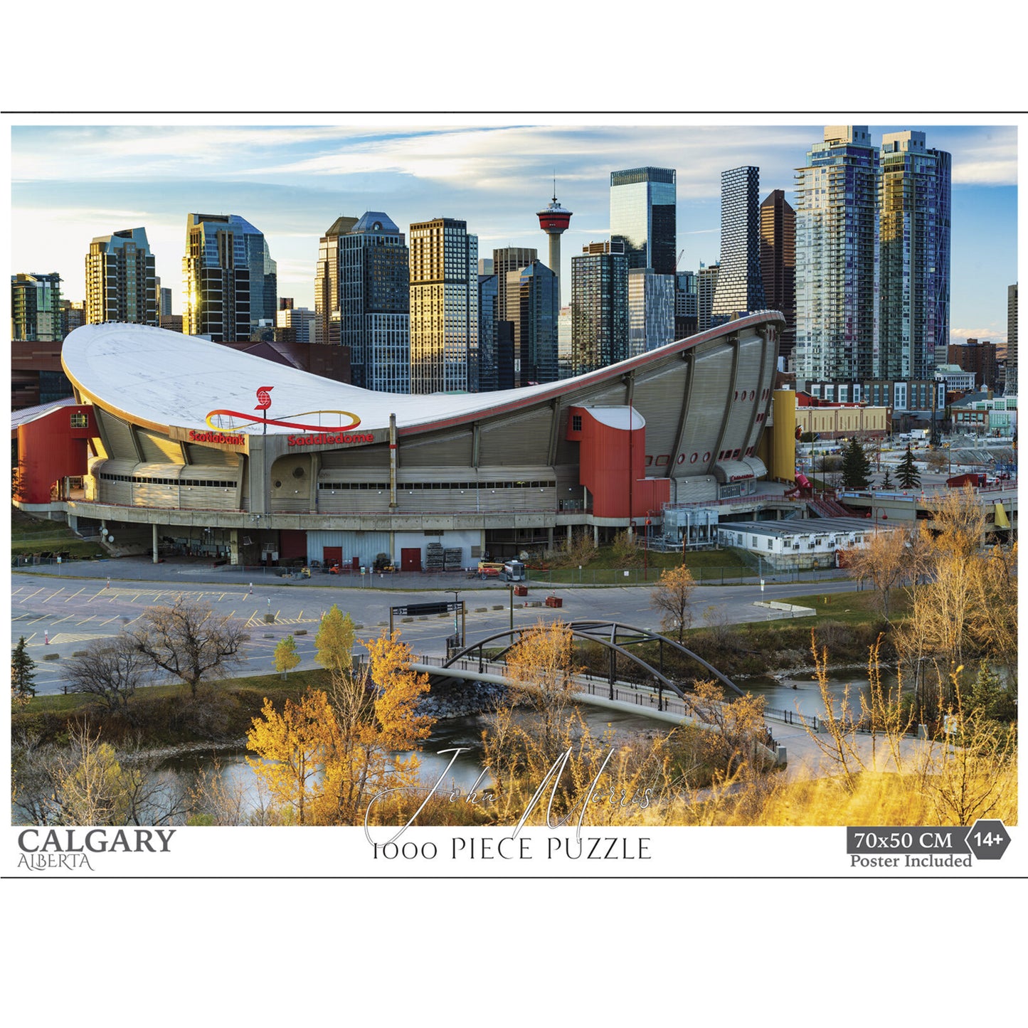 Calgary Alberta 1000-Piece Jigsaw Puzzle | Calgary Skyline