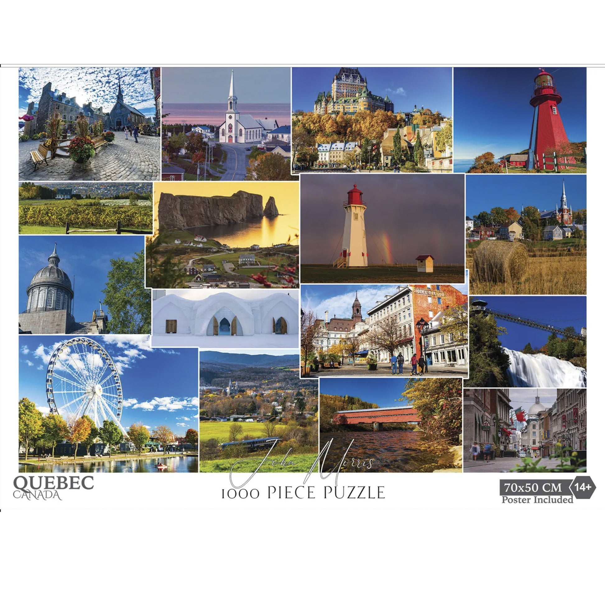 Quebec Collage 1000-Piece Jigsaw Puzzle