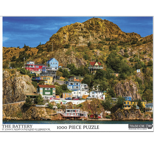 The Battery St. John’s Newfoundland 1000-Piece Jigsaw Puzzle