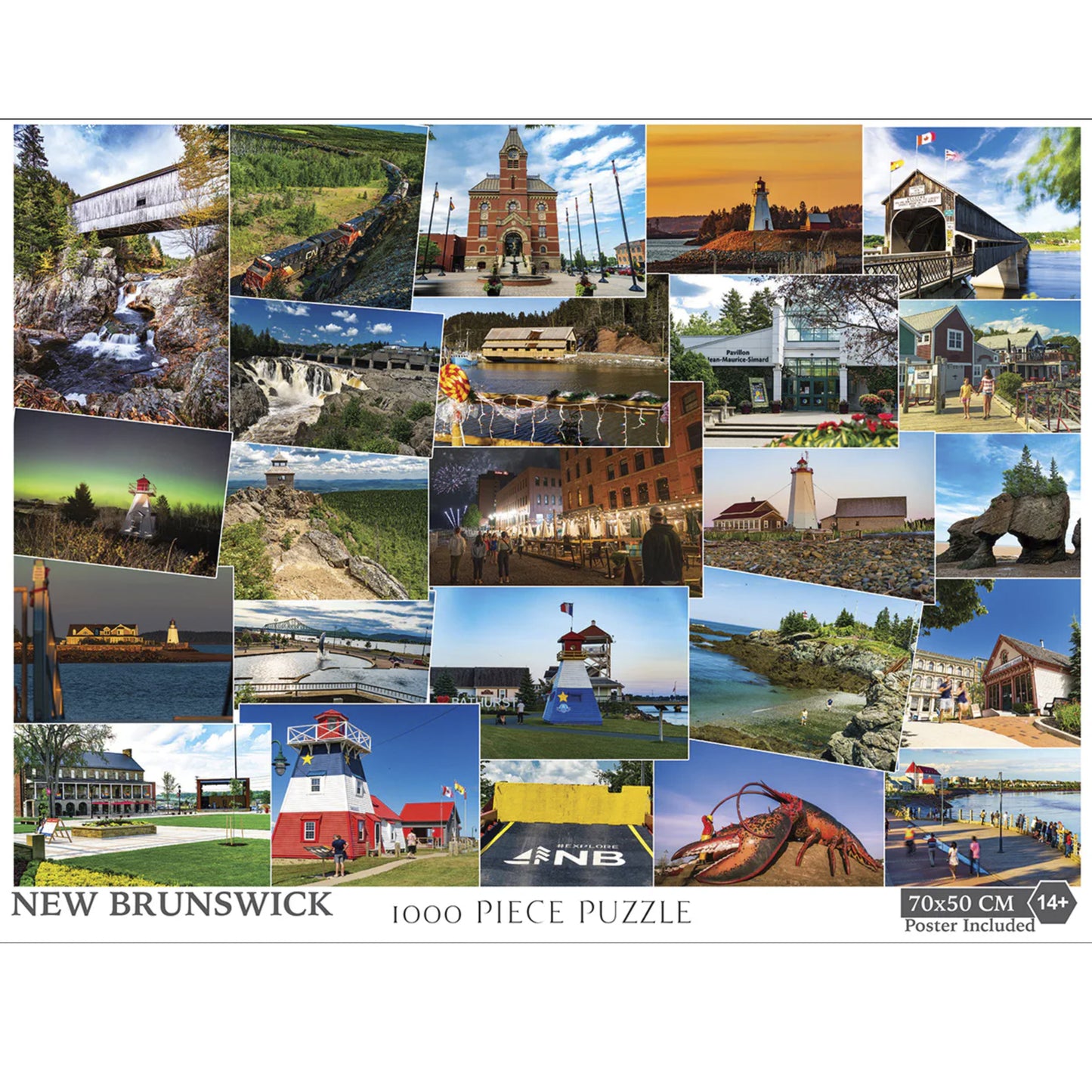 New Brunswick Collage 1000-Piece Jigsaw Puzzle
