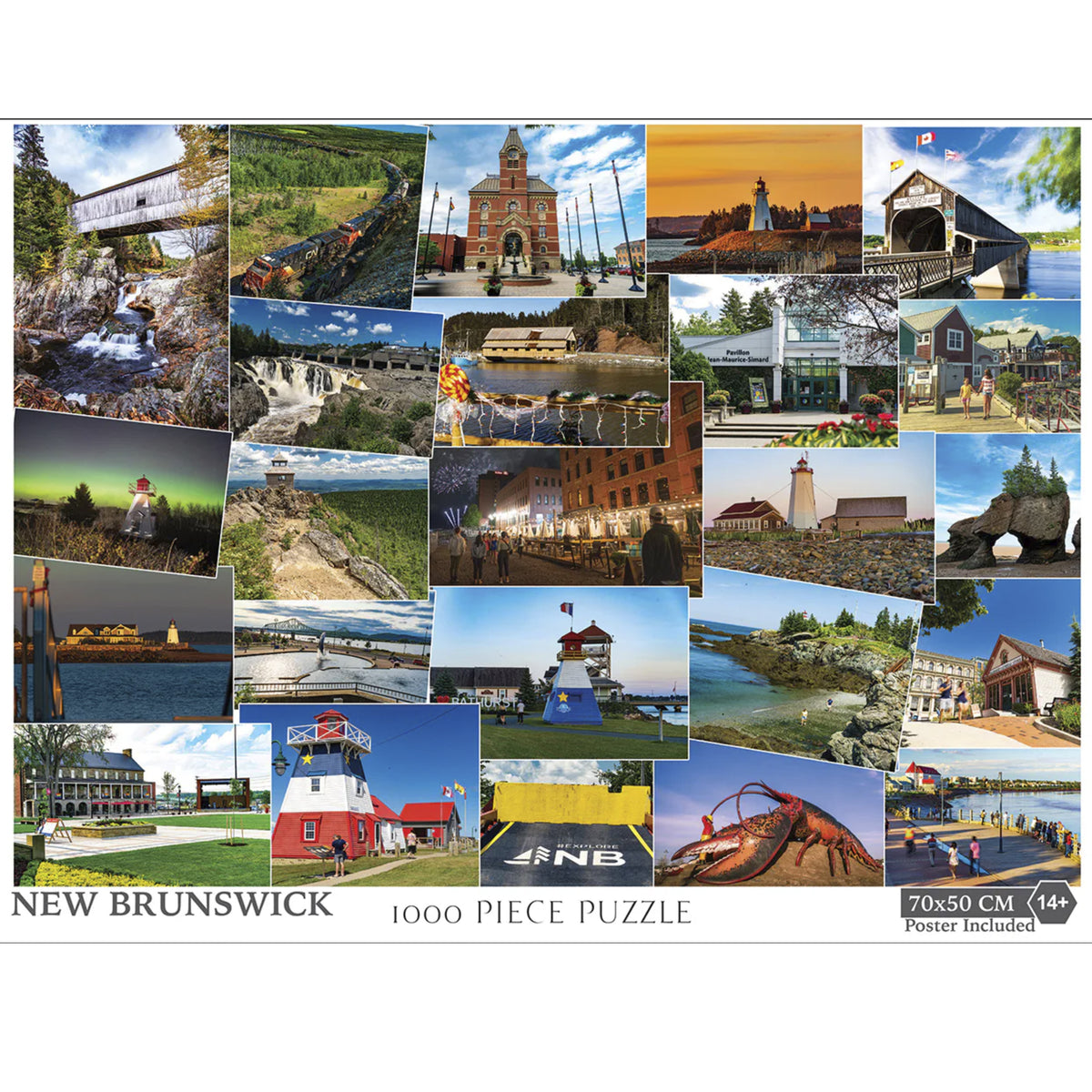 New Brunswick Collage 1000-Piece Jigsaw Puzzle