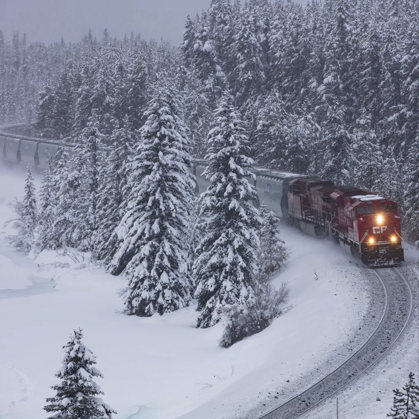 2027 Canadian Trains Large Wall Calendar featuring Canadian railway photography by John Morris