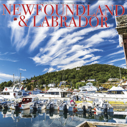 2027 Newfoundland & Labrador wholesale wall calendar featuring Canadian photography by John Morris