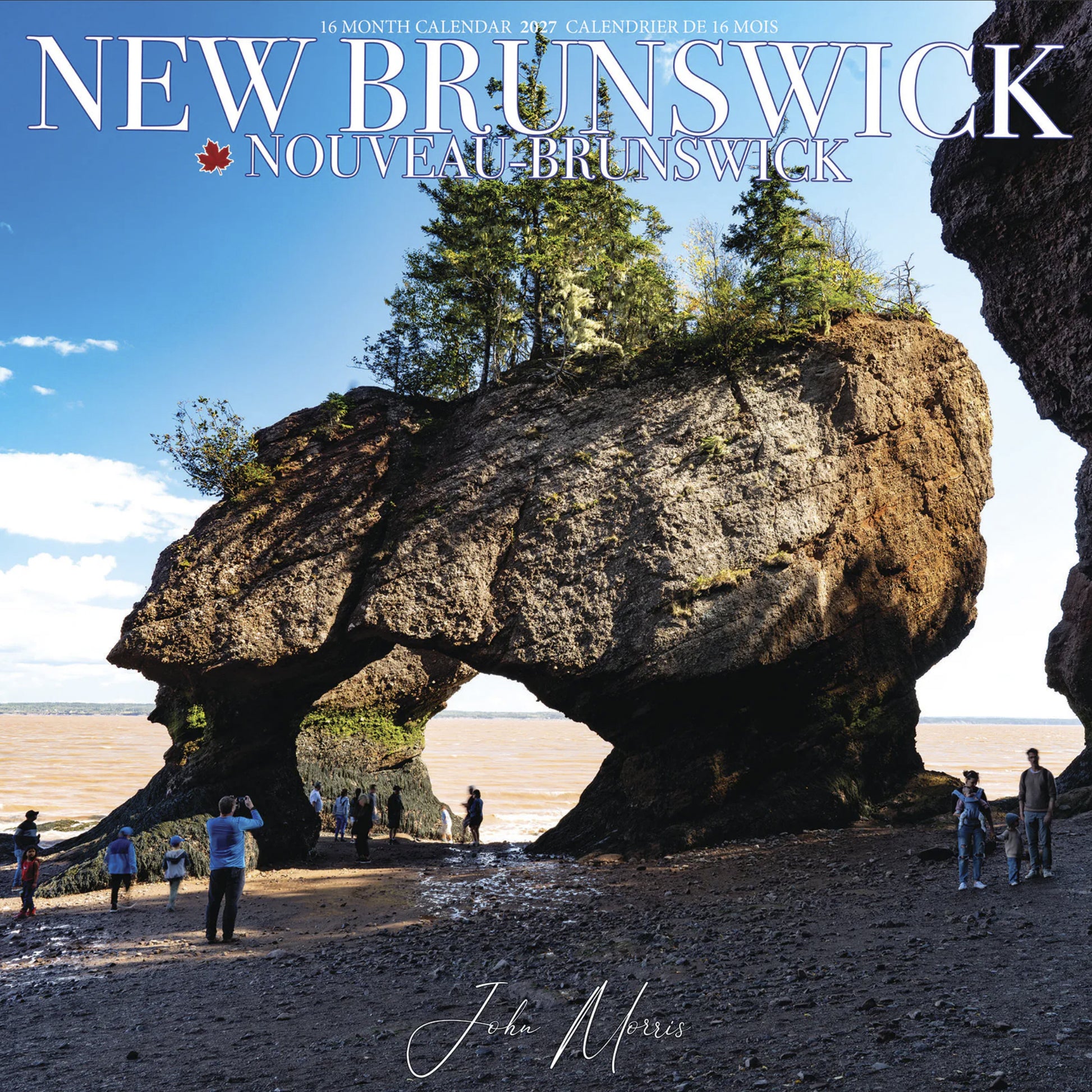 2027 New Brunswick Wall Calendar featuring New Brunswick landscape photography by John Morris