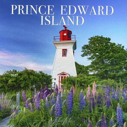 2027 Prince Edward Island Large Wall Calendar featuring PEI landscape photography by John Morris