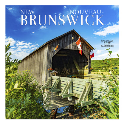 2027 New Brunswick Small Wall Calendar featuring New Brunswick landscape photography by John Morris
