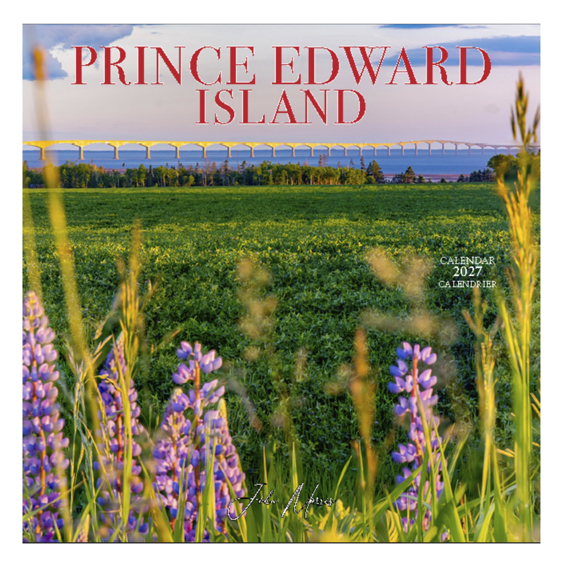 2027 Prince Edward Island Small Wall Calendar featuring PEI landscape photography by John Morris